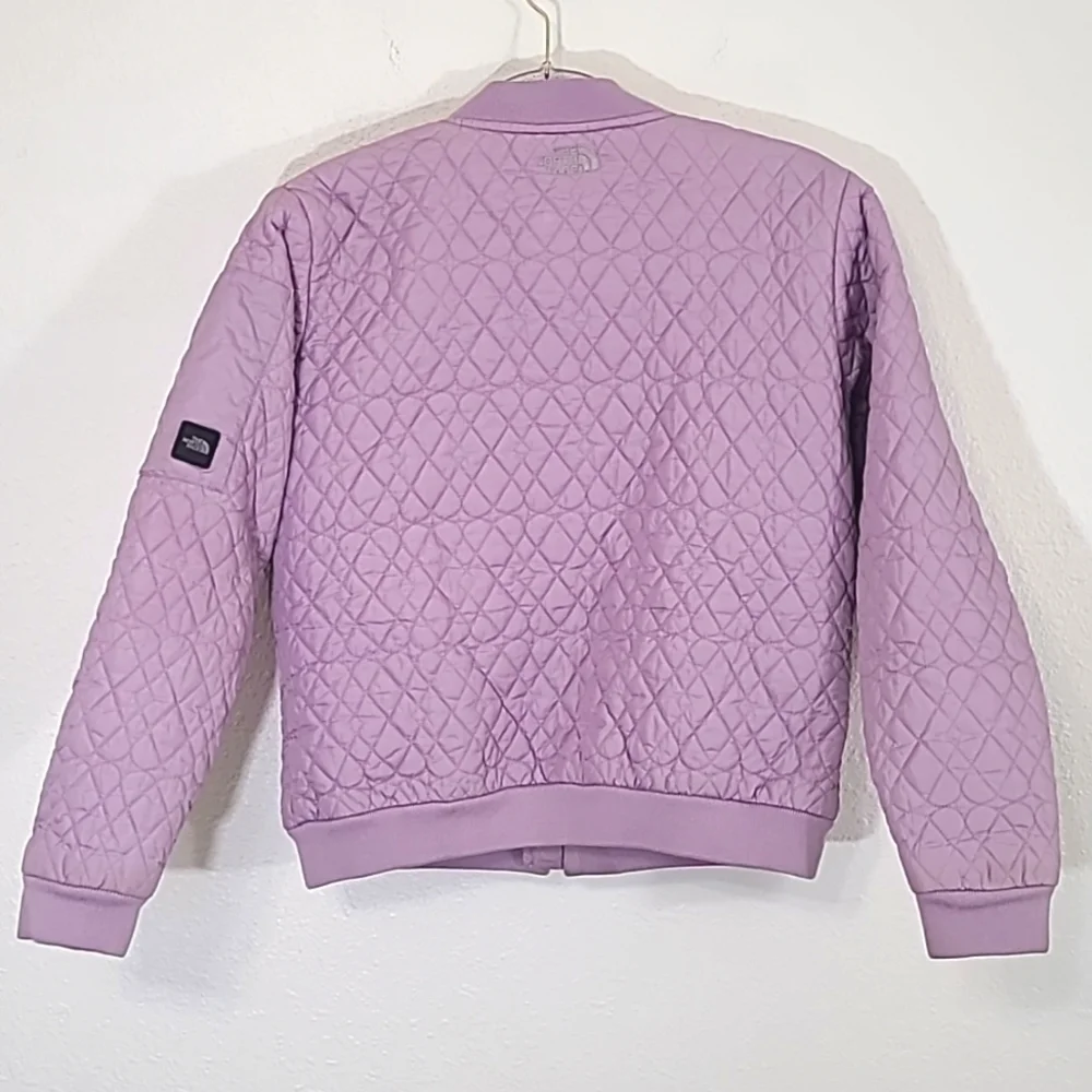 THE NORTH FACE Lavender/Light Purple Girls Quilted Jacket, size XL